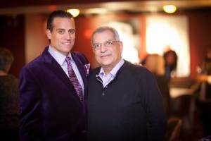 Dino Verrelli, founder of Project Purple, with Dr. John Polio