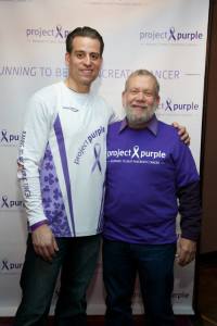 Project Purple founder, Dino Verrelli, with Ron Hiznay