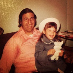 Janine with her father, Hank Dolan