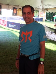 Mike at the start of the Ragnar Relay