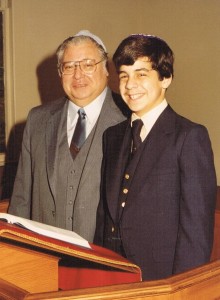 Jerry and Mike Kahn at Mike's Bar Mitzvah