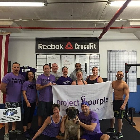 CrossFit Reload and CrossFit Bethany have a friendly competition to benefit Project Purple.
