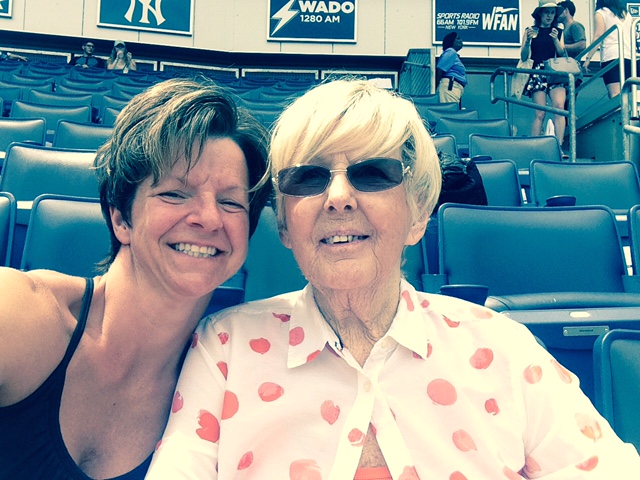 Pam loved going to watch the Yankees play.
