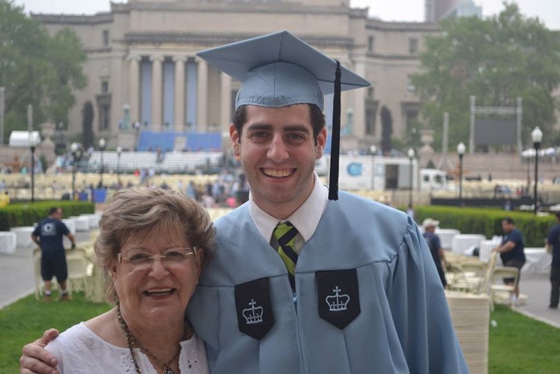 Ron with his Granny at his college graduation