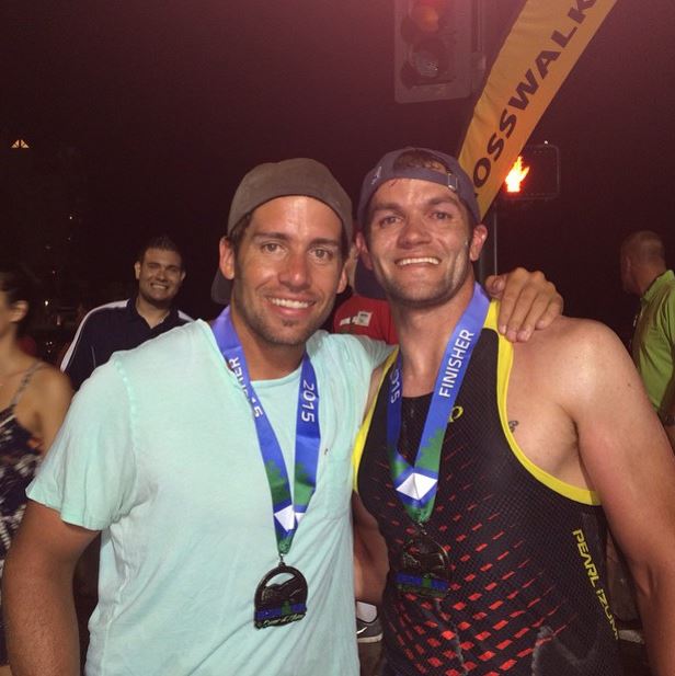 Kevin & Boomer- brothers and Ironman finishers!
