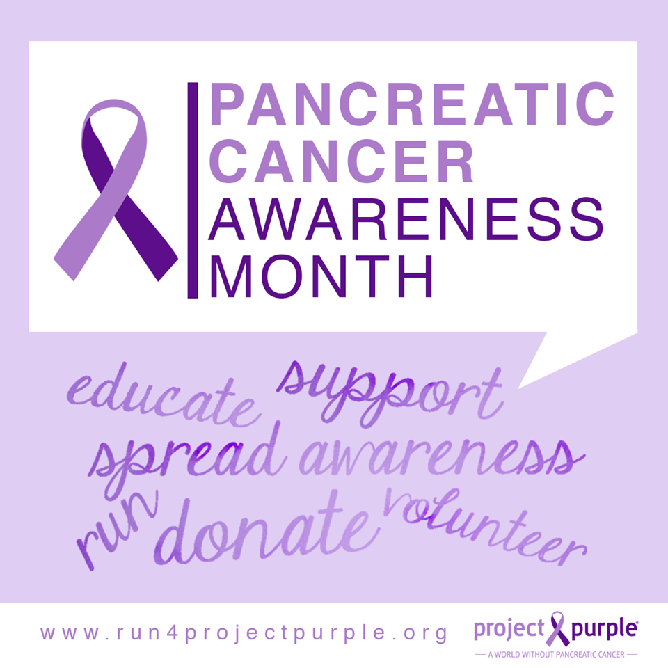 pancreatic cancer ribbon color)